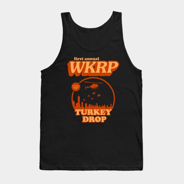 WKRP Turkey Drop Tank Top by OniSide